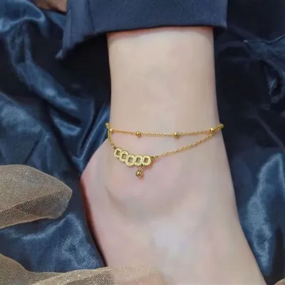 Korean Fashion Circular Chain Anklet